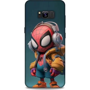 Samsung Galaxy S8 Plus Kılıf Caliburn 25 Spiderman Bebek Soyulmayan Kılıf