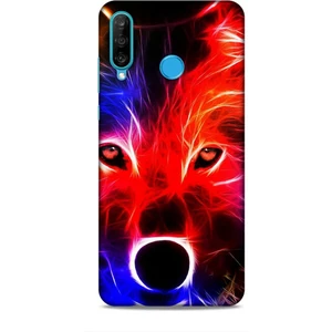 Huawei P30 Lite Kılıf Caliburn 16 Kurt Colorful Hediyelik Kılıf