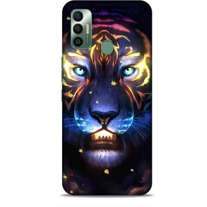 Tecno Spark 7t Kılıf Caliburn 12 Aslan Colorful Tasarım Kılıf