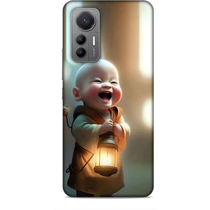 Xiaomi 12 Lite Kılıf Caliburn 27 Asya Bebek Lazer Kesim Silikon