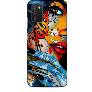 Samsung Galaxy A03S Kılıf Caliburn 17 Dövme Yumuşak Kılıf