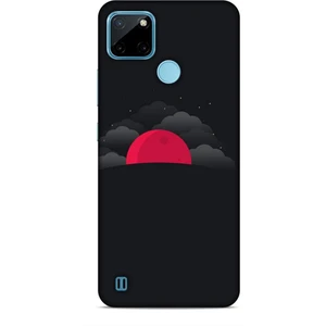 Realme C21Y Kılıf Caliburn 13 Kızıl Ay Case Kapak