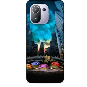 Xiaomi Mi 11 Pro Kılıf Caliburn 11 Ninja Kablumbağalar 4K Baskılı Kılıf