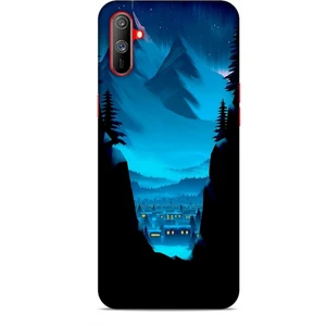 Realme C3 Kılıf Caliburn 14 Norveç Manzara Cover Kılıf