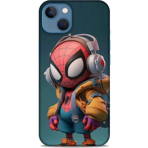 Apple iPhone 13 Kılıf Caliburn 25 Spiderman Bebek Soyulmayan Kılıf