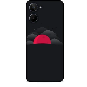 Realme 10 Kılıf Caliburn 13 Kızıl Ay Case Kapak