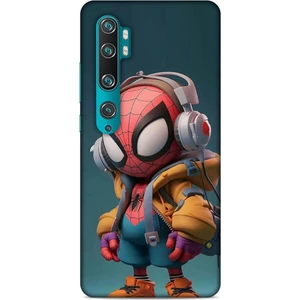 Xiaomi Mi Note 10 Pro Kılıf Caliburn 25 Spiderman Bebek Soyulmayan Kılıf