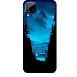 Realme C15 Kılıf Caliburn 14 Norveç Manzara Cover Kılıf
