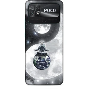 Xiaomi Poco C40 Kılıf Caliburn 3 Ayda Reiki Arka Kapak