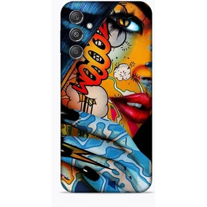 Samsung Galaxy M34 5g Kılıf Caliburn 17 Dövme Yumuşak Kılıf