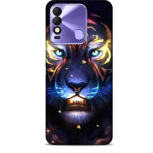 Tecno Spark 8c Kılıf Caliburn 12 Aslan Colorful Tasarım Kılıf