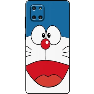 Samsung Galaxy A81 Kılıf Caliburn 22 Mavi Beyaz Kap
