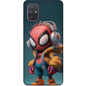 Samsung Galaxy A91 Kılıf Caliburn 25 Spiderman Bebek Soyulmayan Kılıf