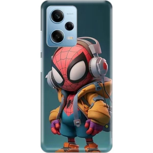 Xiaomi Redmi Note 12 Pro 5g Kılıf Caliburn 25 Spiderman Bebek Soyulmayan Kılıf
