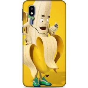 Samsung Galaxy A2 Core Kılıf Caliburn 21 Muz Sarı Darbe Önleyici Kapak