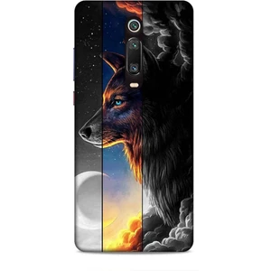 Xiaomi Mi 9t Kılıf Caliburn 15 Kurt Hilal Kalın Silikon