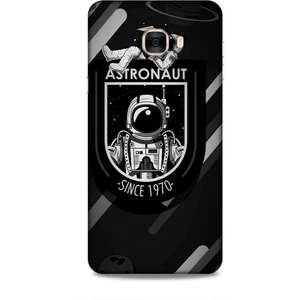 Samsung Galaxy C7 Kılıf Caliburn 2 Astronaut 1970 Kapak