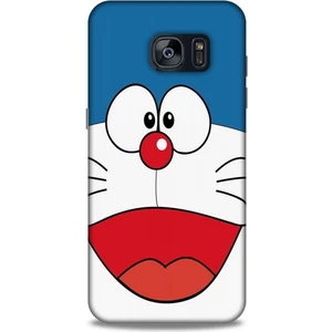 Samsung Galaxy S7 Edge Kılıf Caliburn 22 Mavi Beyaz Kap