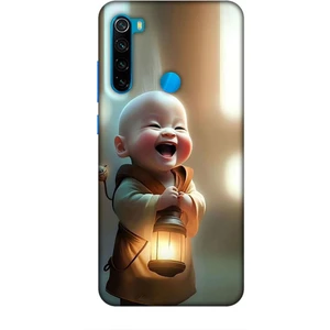 Xiaomi Redmi Note 8 Kılıf Caliburn 27 Asya Bebek Lazer Kesim Silikon