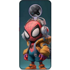 Xiaomi Poco F2 Pro Kılıf Caliburn 25 Spiderman Bebek Soyulmayan Kılıf