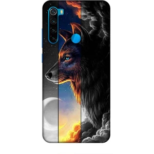 Xiaomi Redmi Note 8 Kılıf Caliburn 15 Kurt Hilal Kalın Silikon