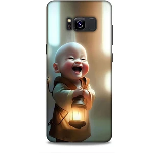 Samsung Galaxy S8 Kılıf Caliburn 27 Asya Bebek Lazer Kesim Silikon