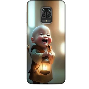 Xiaomi Redmi Note 9 Pro Kılıf Caliburn 27 Asya Bebek Lazer Kesim Silikon