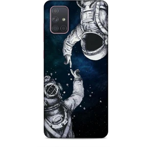 Samsung Galaxy A91 Kılıf Caliburn 5 Kozmonot Koruma Kılıfı
