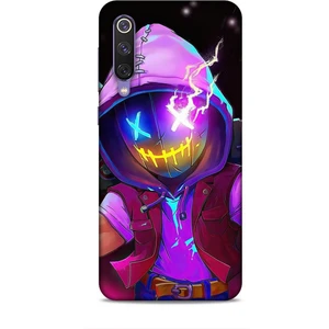 Xiaomi Mi 9 Se Kılıf Caliburn 19 Maskeli Pembe Tam Koruma Kılıf