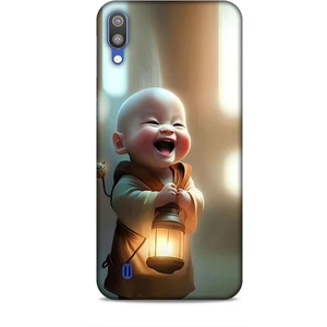 Samsung Galaxy M10 Kılıf Caliburn 27 Asya Bebek Lazer Kesim Silikon