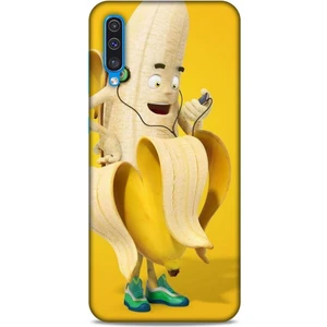 Samsung Galaxy A30S Kılıf Caliburn 21 Muz Sarı Darbe Önleyici Kapak