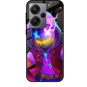 Xiaomi Redmi Note 13 Pro Plus 5g Kılıf Caliburn 19 Maskeli Pembe Tam Koruma Kılıf