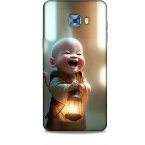 Samsung Galaxy C5 Pro Kılıf Caliburn 27 Asya Bebek Lazer Kesim Silikon