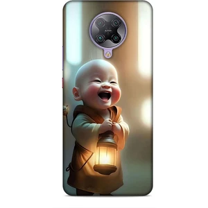 Xiaomi Poco F2 Pro Kılıf Caliburn 27 Asya Bebek Lazer Kesim Silikon