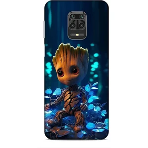 Xiaomi Redmi Note 9 Pro Kılıf Caliburn 26 Bebek Groot Soft Kapak