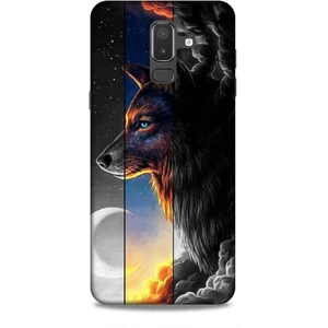 Samsung Galaxy J8 Kılıf Caliburn 15 Kurt Hilal Kalın Silikon