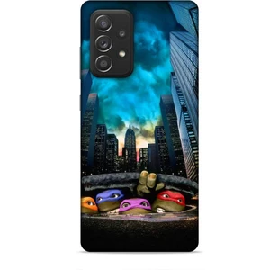 Samsung Galaxy A52S Kılıf Caliburn 11 Ninja Kablumbağalar 4K Baskılı Kılıf