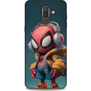 Samsung Galaxy J8 Kılıf Caliburn 25 Spiderman Bebek Soyulmayan Kılıf