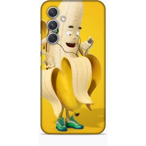 Samsung Galaxy A54 5g Kılıf Caliburn 21 Muz Sarı Darbe Önleyici Kapak