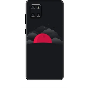 Samsung Galaxy A81 Kılıf Caliburn 13 Kızıl Ay Case Kapak