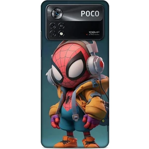 Xiaomi Poco X4 Pro 5g Kılıf Caliburn 25 Spiderman Bebek Soyulmayan Kılıf