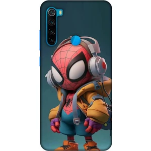 Xiaomi Redmi Note 8 Kılıf Caliburn 25 Spiderman Bebek Soyulmayan Kılıf