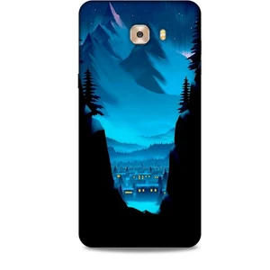 Samsung Galaxy C9 Pro Kılıf Caliburn 14 Norveç Manzara Cover Kılıf