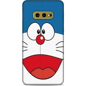 Samsung Galaxy S10E Kılıf Caliburn 22 Mavi Beyaz Kap