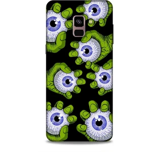 Samsung Galaxy A8 Plus 2018 Kılıf Caliburn 23 Gözler Telefon Kabı