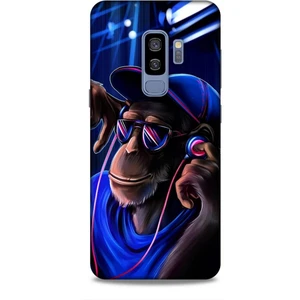 Samsung Galaxy S9 Plus Kılıf Caliburn 20 Maymun Mavi Renkli Kılıf