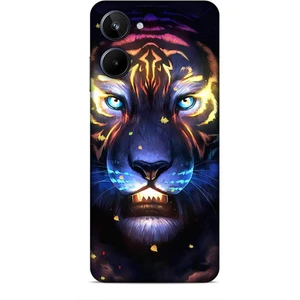 Realme 10 Kılıf Caliburn 12 Aslan Colorful Tasarım Kılıf