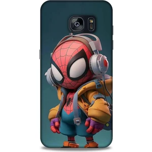 Samsung Galaxy S7 Edge Kılıf Caliburn 25 Spiderman Bebek Soyulmayan Kılıf
