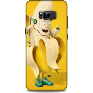 Samsung Galaxy S8 Plus Kılıf Caliburn 21 Muz Sarı Darbe Önleyici Kapak