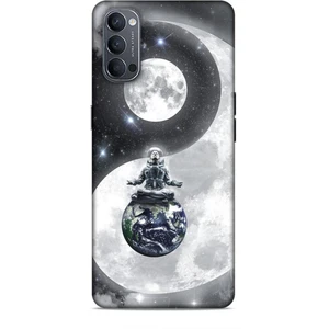 Oppo Reno 4 Kılıf Caliburn 3 Ayda Reiki Arka Kapak